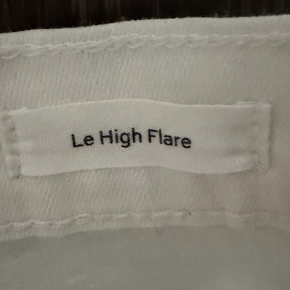 Frame Denim White Le High Flare Jeans - Picture 7 of 7